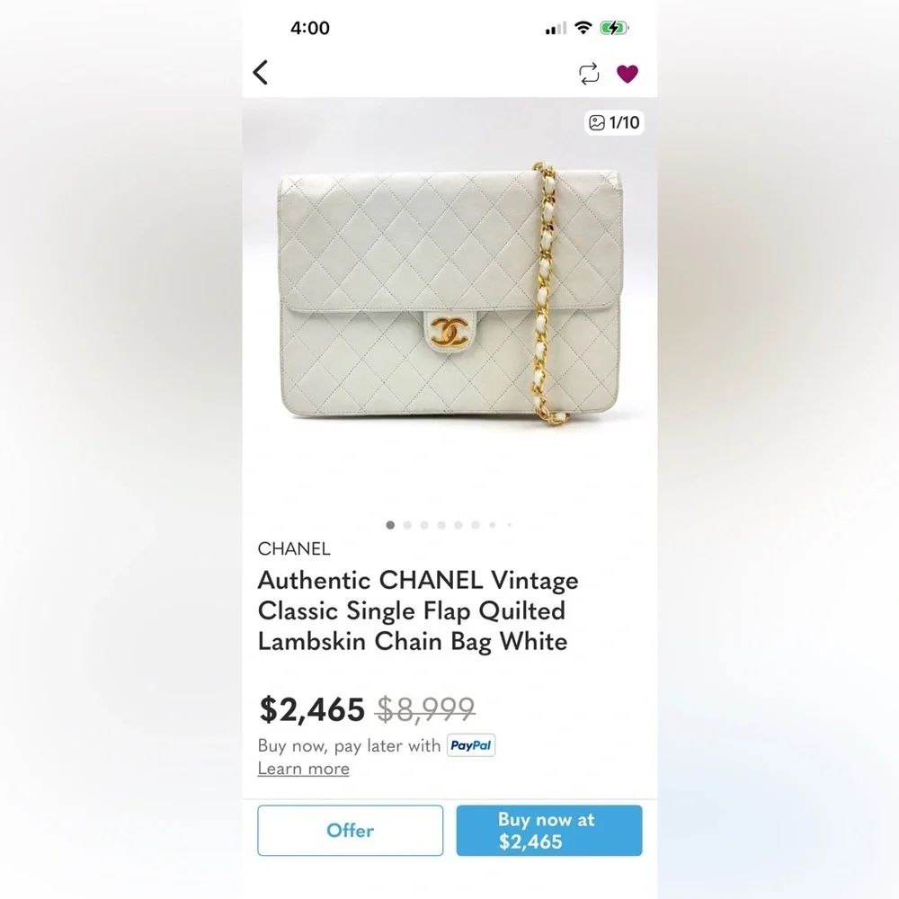 Vintage Chanel Single Flap - Picture 13 of 13